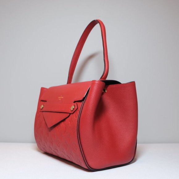 Louis Vuitton Red Monogram Trocadero Empreinte Leather Bag - Picture 3 of 11